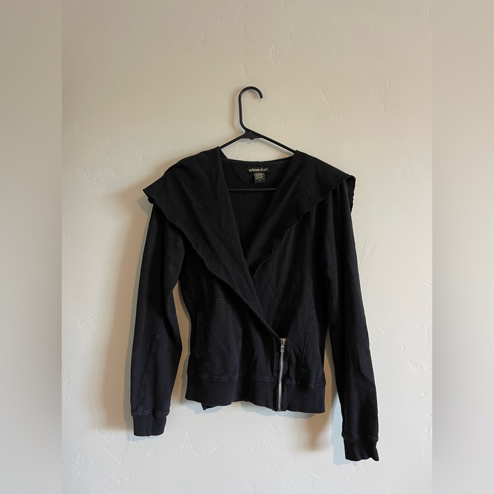 Black Asymmetrical Jacket